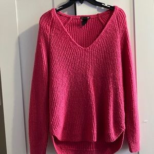 Warm pink sweater